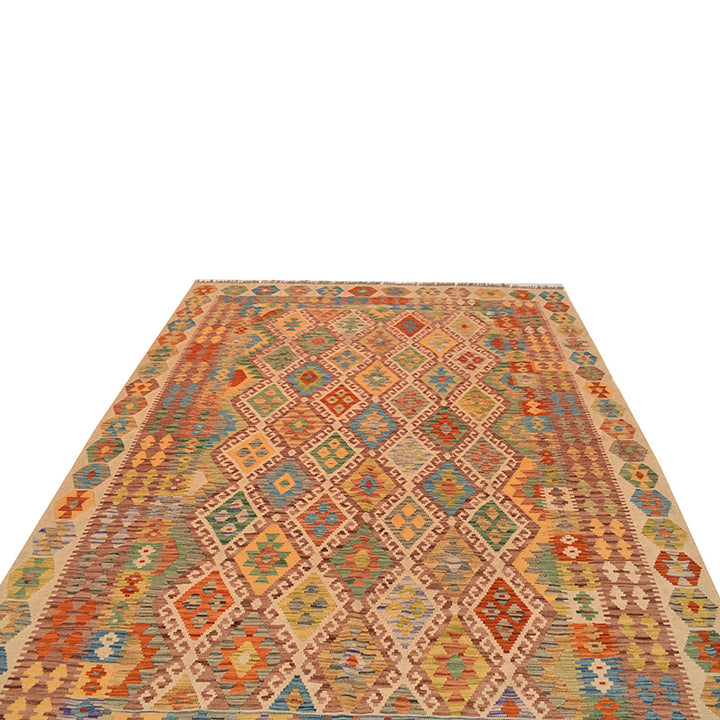Vegetable Kilim 6' 8 x 9' 5 (ft) - No. AL69832 - ALRUG Rug Store