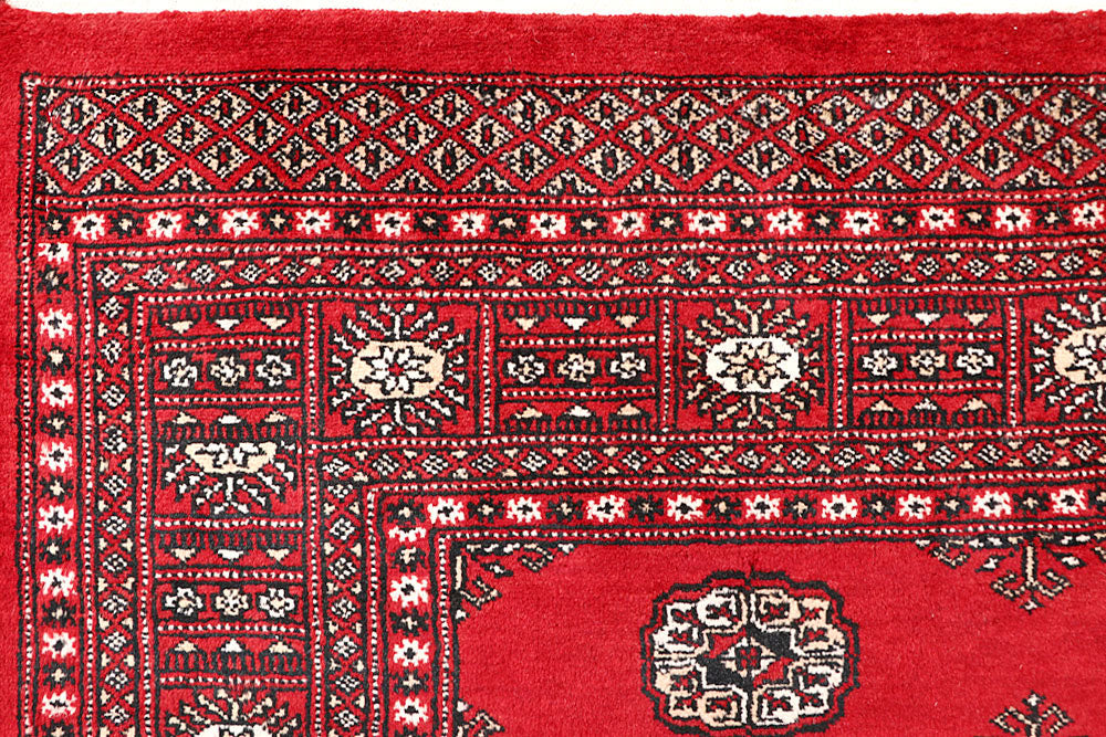 Red Bokhara 4' 6 x 6' 6 - No. 60711 - ALRUG Rug Store