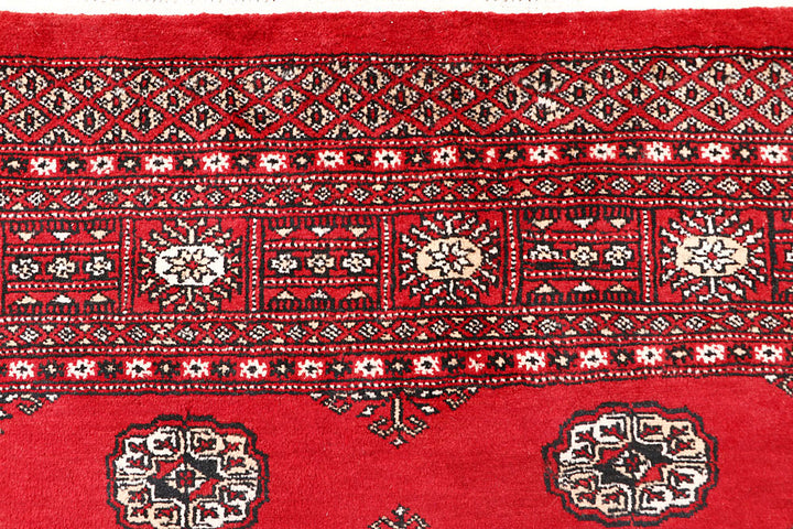 Red Bokhara 4' 6 x 6' 6 - No. 60711 - ALRUG Rug Store