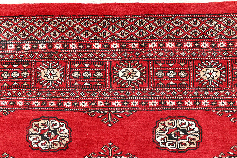 Red Bokhara 4' 6 x 6' 9 - No. 60712 - ALRUG Rug Store