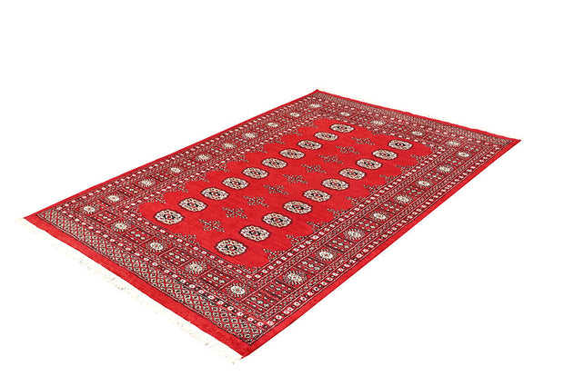 Red Bokhara 4' 6 x 6' 9 - No. 60712 - ALRUG Rug Store