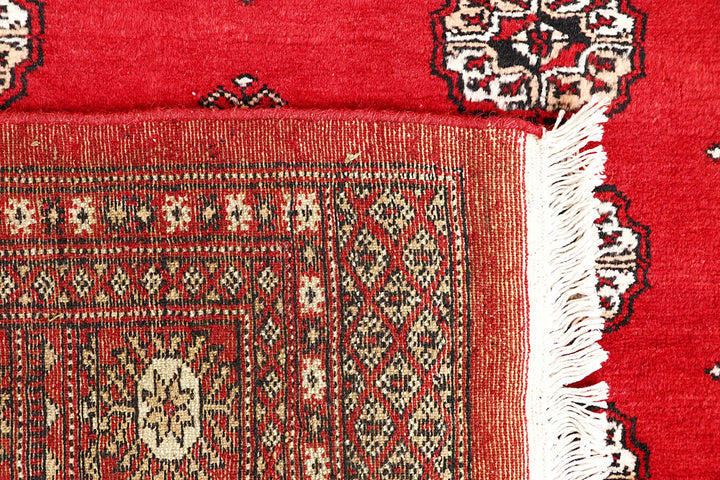 Red Bokhara 4' 6 x 6' 9 - No. 60712 - ALRUG Rug Store