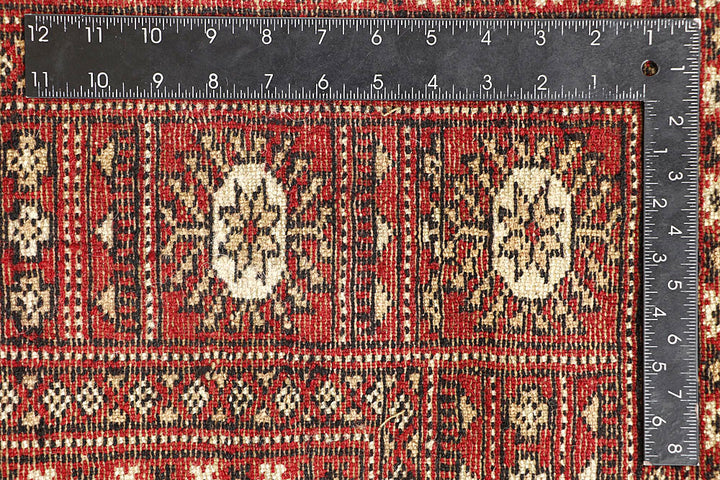 Red Bokhara 4' 6 x 6' 9 - No. 60712 - ALRUG Rug Store