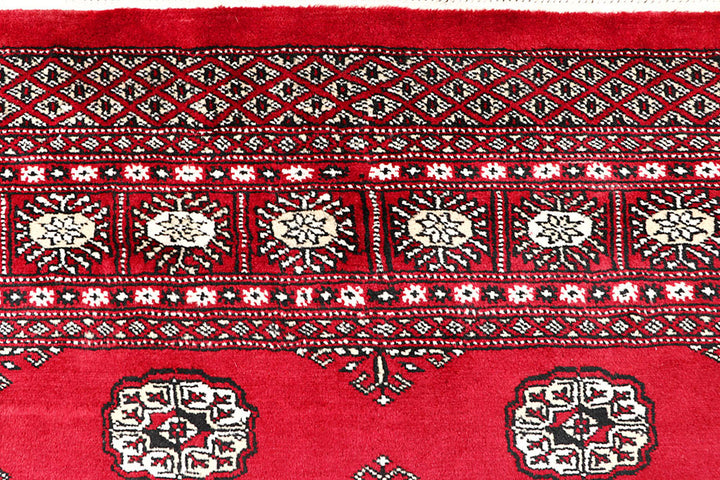 Red Bokhara 4' 7 x 7' 1 - No. 60715 - ALRUG Rug Store