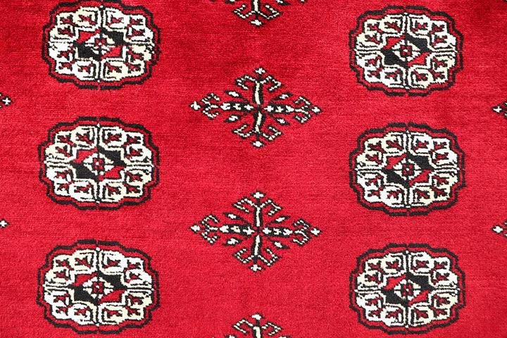 Red Bokhara 4' 7 x 7' 1 - No. 60715 - ALRUG Rug Store