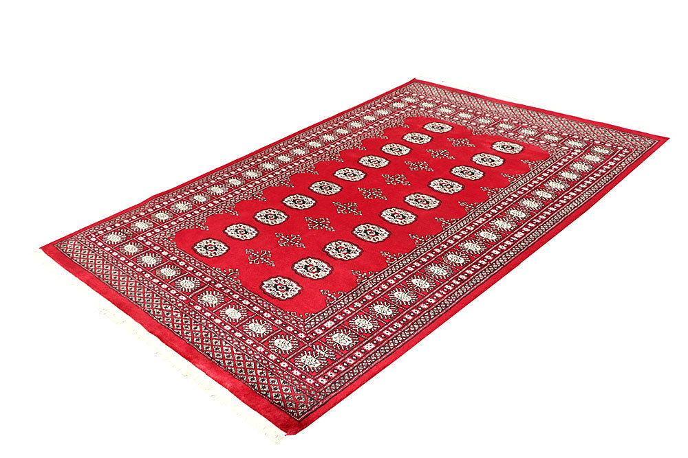 Red Bokhara 4' 7 x 7' 1 - No. 60715 - ALRUG Rug Store