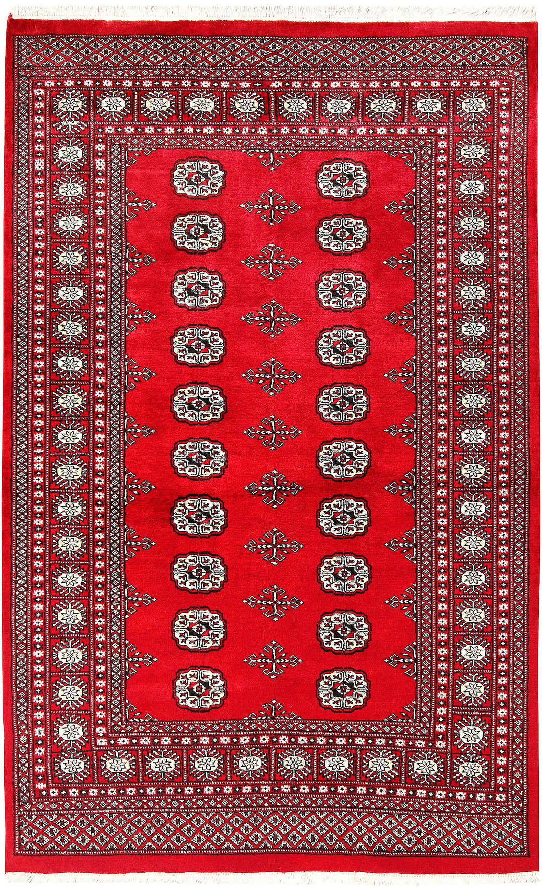 Red Bokhara 4' 7 x 7' 1 - No. 60715 - ALRUG Rug Store