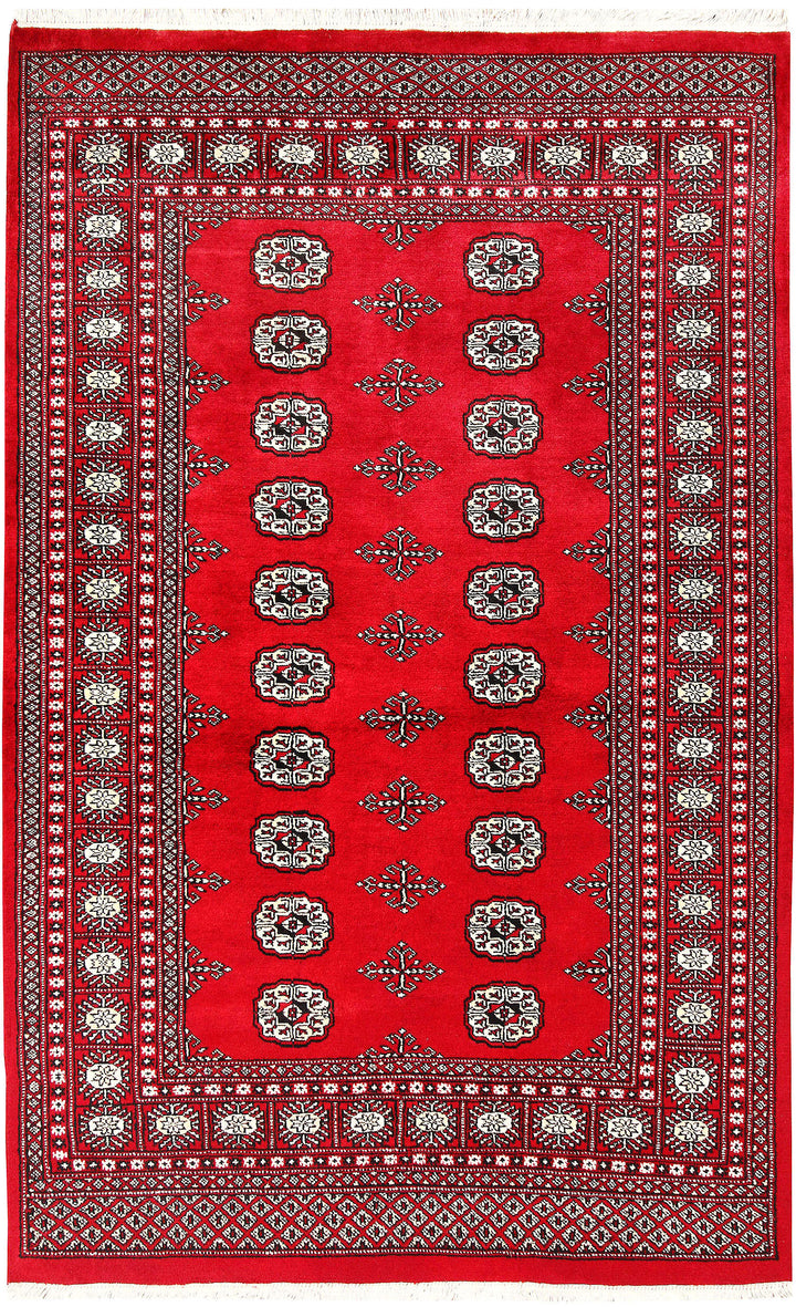 Red Bokhara 4' 7 x 7' 1 - No. 60715 - ALRUG Rug Store