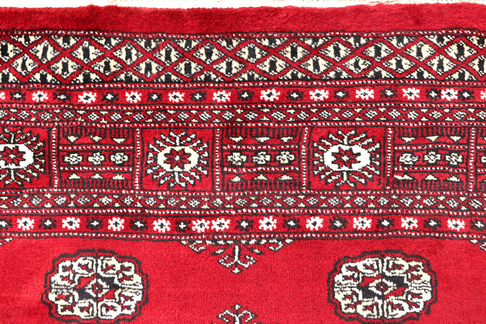 Red Bokhara 4' 6 x 6' 8 - No. 60716 - ALRUG Rug Store