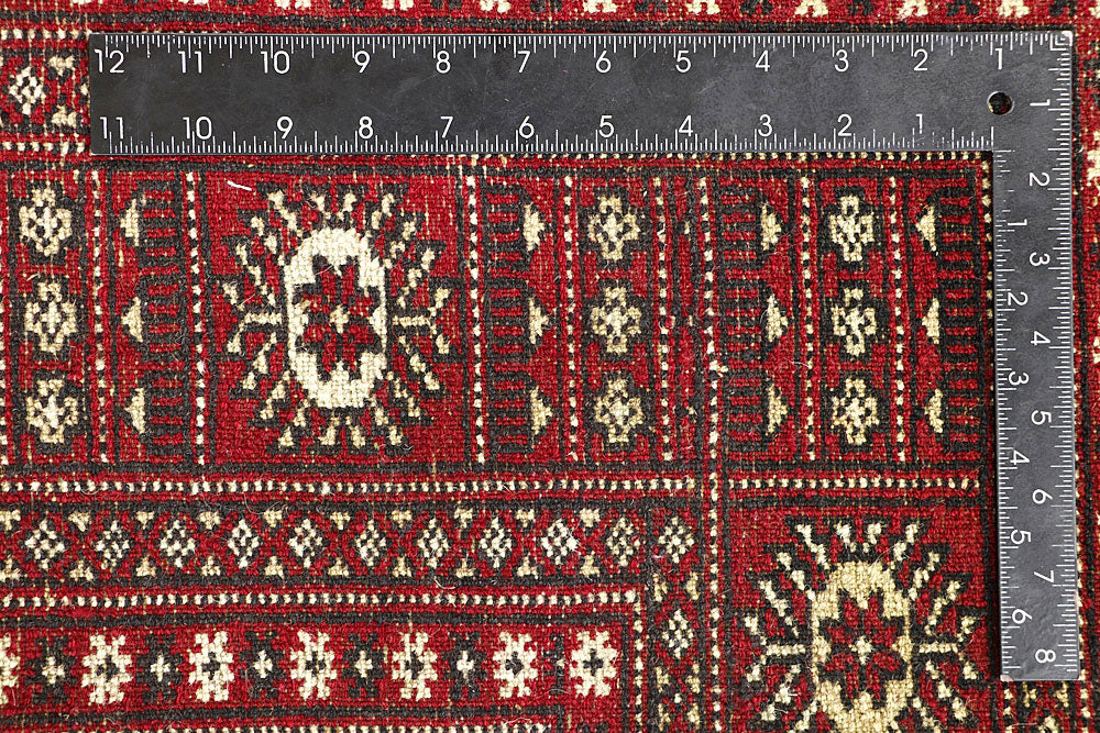 Red Bokhara 4' 6 x 6' 8 - No. 60716 - ALRUG Rug Store