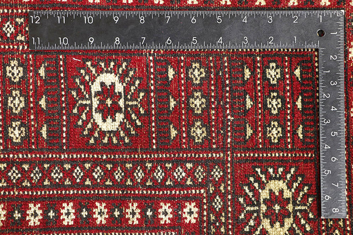 Red Bokhara 4' 6 x 6' 8 - No. 60716 - ALRUG Rug Store