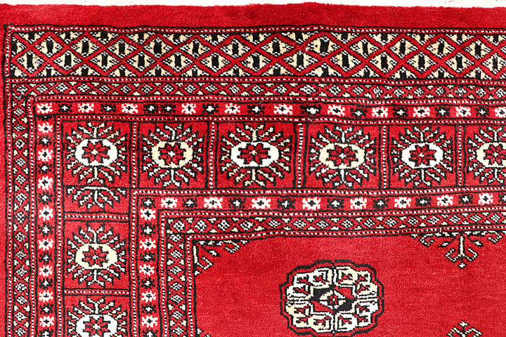 Red Bokhara 4' 5 x 7' 4 - No. 60717 - ALRUG Rug Store