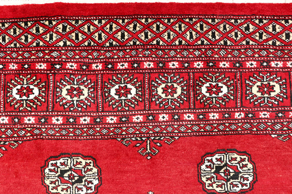 Red Bokhara 4' 5 x 7' 4 - No. 60717 - ALRUG Rug Store