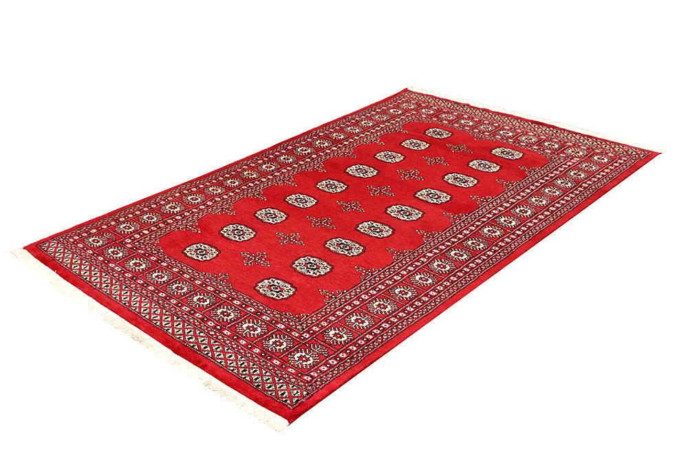 Red Bokhara 4' 5 x 7' 4 - No. 60717 - ALRUG Rug Store