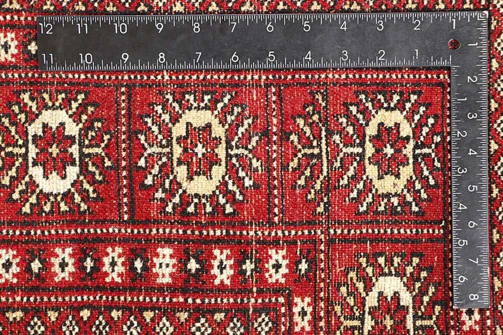 Red Bokhara 4' 5 x 7' 4 - No. 60717 - ALRUG Rug Store