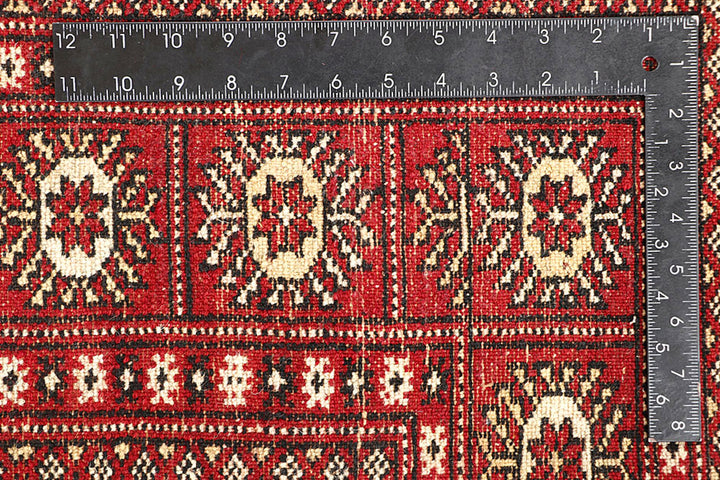 Red Bokhara 4' 5 x 7' 4 - No. 60717 - ALRUG Rug Store