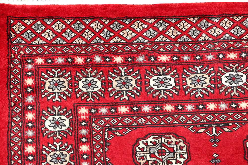 Red Bokhara 4' 7 x 6' 4 - No. 60719 - ALRUG Rug Store