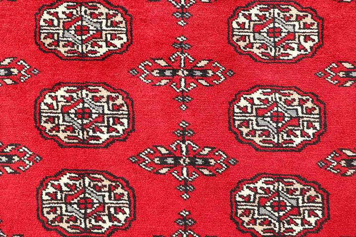 Red Bokhara 4' 7 x 6' 4 - No. 60719 - ALRUG Rug Store