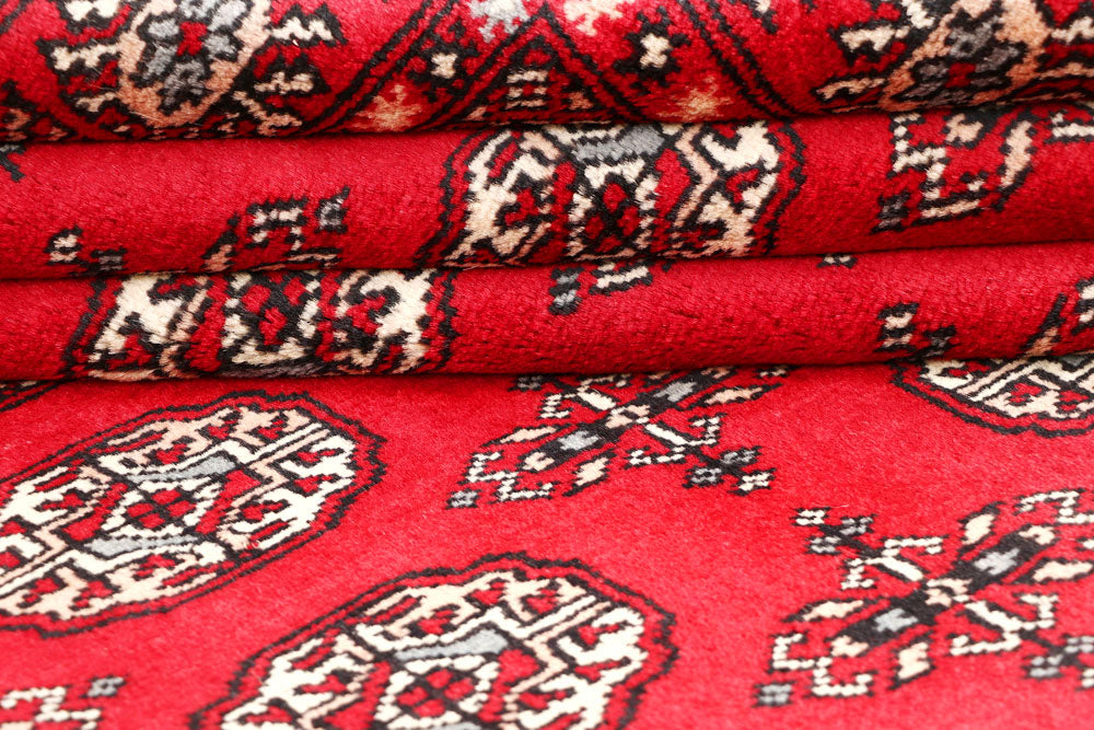 Red Bokhara 4' 7 x 6' 4 - No. 60719 - ALRUG Rug Store