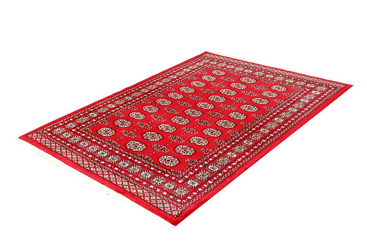 Red Bokhara 4' 7 x 6' 4 - No. 60719 - ALRUG Rug Store