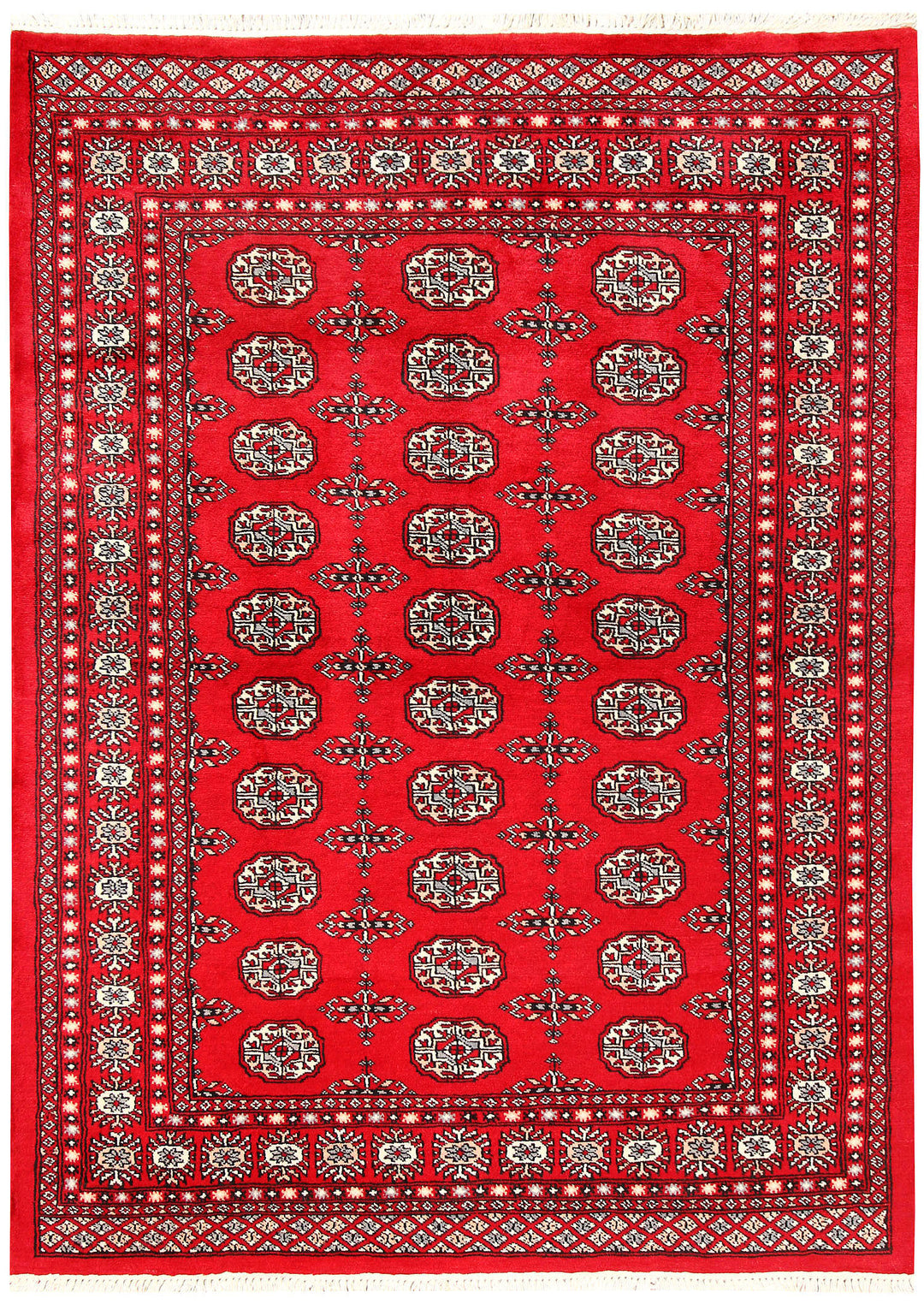 Red Bokhara 4' 7 x 6' 4 - No. 60719 - ALRUG Rug Store