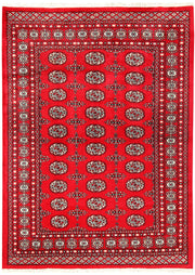 Red Bokhara 4' 7 x 6' 4 - No. 60719 - ALRUG Rug Store