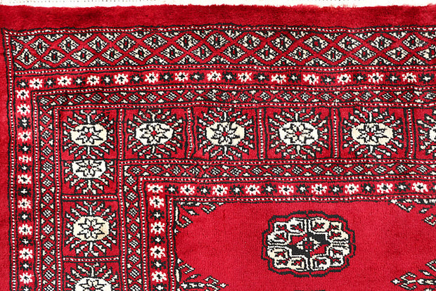 Red Bokhara 4' 6 x 6' 4 - No. 60725 - ALRUG Rug Store