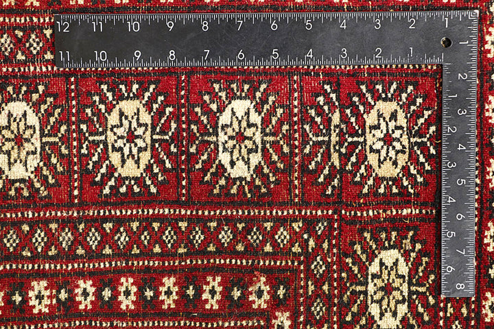 Red Bokhara 4' 6 x 6' 4 - No. 60725 - ALRUG Rug Store
