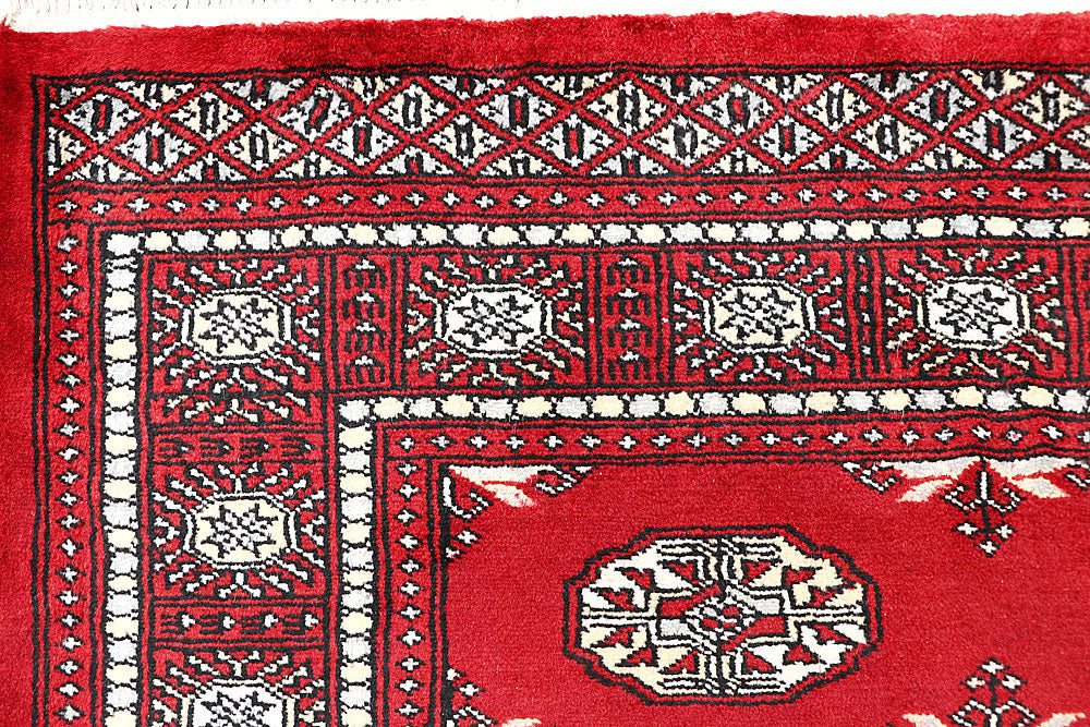Firebrick Bokhara 4' 8 x 6' 8 - No. 60729 - ALRUG Rug Store
