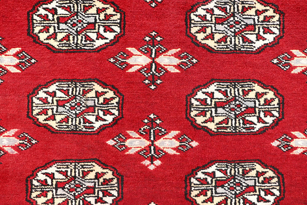 Firebrick Bokhara 4' 8 x 6' 8 - No. 60729 - ALRUG Rug Store