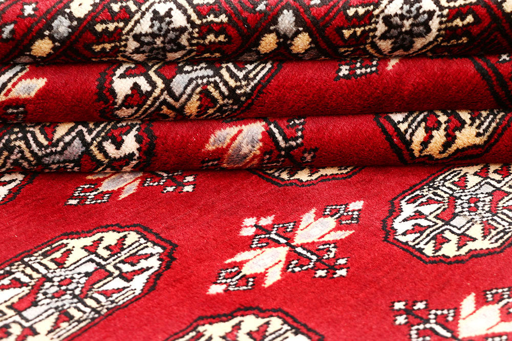 Firebrick Bokhara 4' 8 x 6' 8 - No. 60729 - ALRUG Rug Store