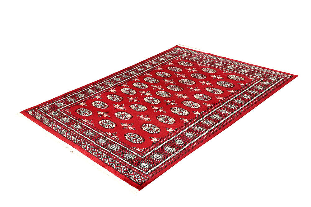 Firebrick Bokhara 4' 8 x 6' 8 - No. 60729 - ALRUG Rug Store