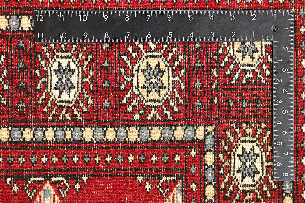 Firebrick Bokhara 4' 8 x 6' 8 - No. 60729 - ALRUG Rug Store