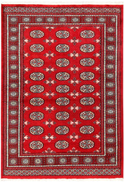 Firebrick Bokhara 4' 8 x 6' 8 - No. 60729 - ALRUG Rug Store