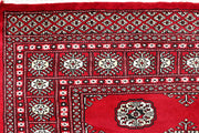 Red Bokhara 4' 6 x 7' - No. 60730 - ALRUG Rug Store