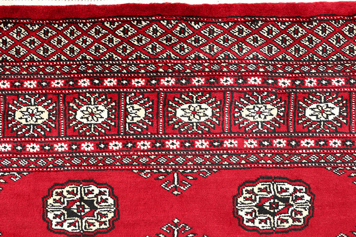 Red Bokhara 4' 6 x 7' - No. 60730 - ALRUG Rug Store