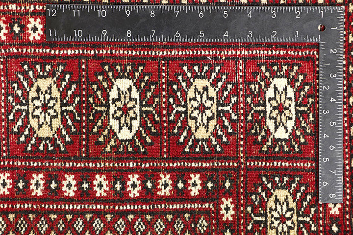 Red Bokhara 4' 6 x 7' - No. 60730 - ALRUG Rug Store