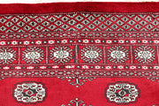 Red Bokhara 4' 6 x 6' - No. 60731 - ALRUG Rug Store