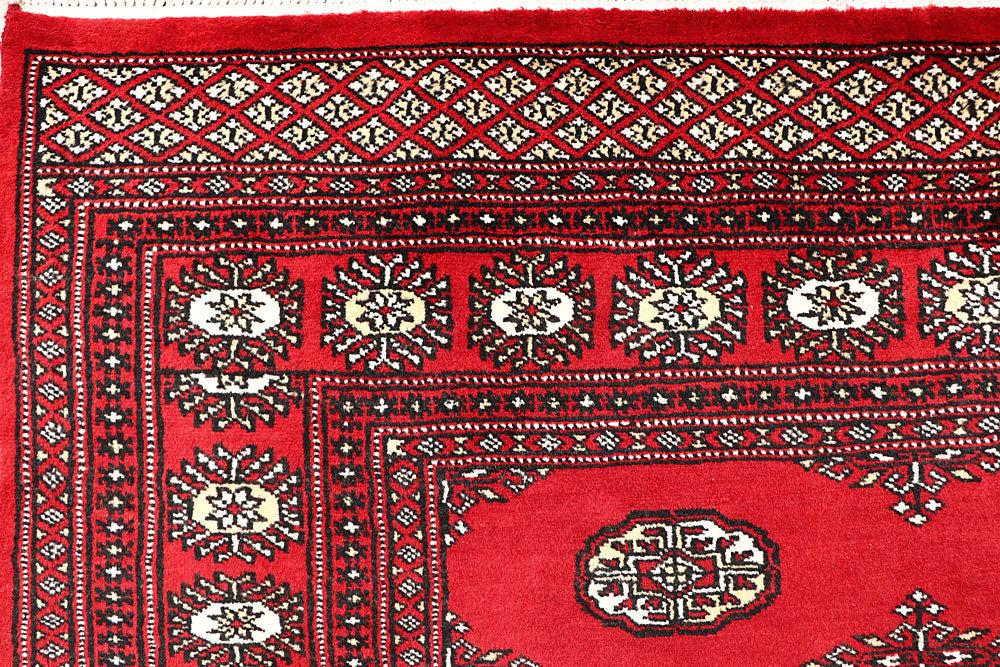 Red Bokhara 4' 7 x 6' 8 - No. 60735 - ALRUG Rug Store