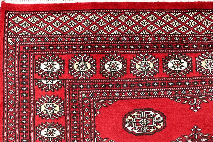 Red Bokhara 4' 7 x 6' 8 - No. 60735 - ALRUG Rug Store