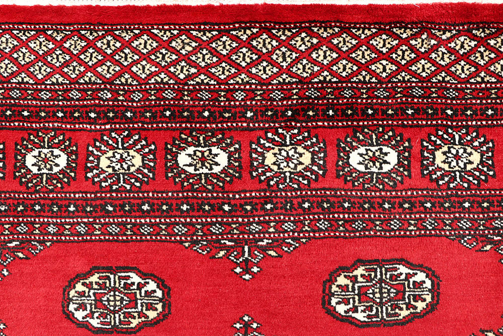 Red Bokhara 4' 7 x 6' 8 - No. 60735 - ALRUG Rug Store