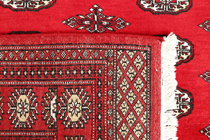Red Bokhara 4' 7 x 6' 8 - No. 60735 - ALRUG Rug Store
