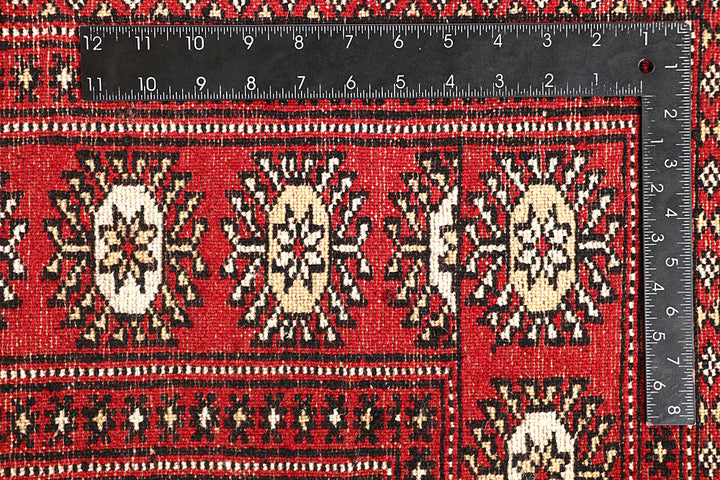 Red Bokhara 4' 7 x 6' 8 - No. 60735 - ALRUG Rug Store