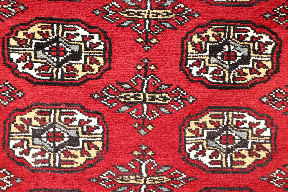 Red Bokhara 4' 5 x 6' 8 - No. 60736 - ALRUG Rug Store