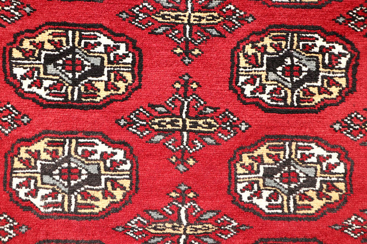 Red Bokhara 4' 5 x 6' 8 - No. 60736 - ALRUG Rug Store