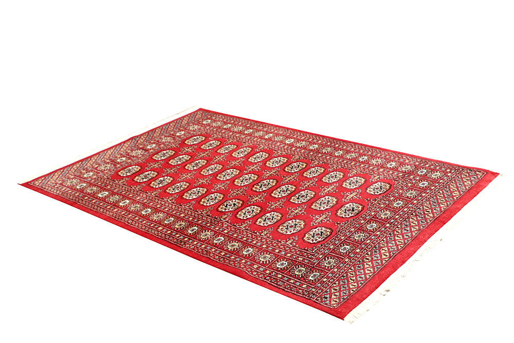 Red Bokhara 4' 5 x 6' 8 - No. 60736 - ALRUG Rug Store