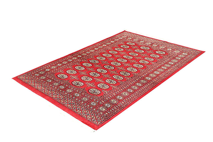 Red Bokhara 4' 5 x 6' 8 - No. 60736 - ALRUG Rug Store