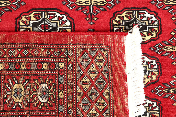 Red Bokhara 4' 5 x 6' 8 - No. 60736 - ALRUG Rug Store