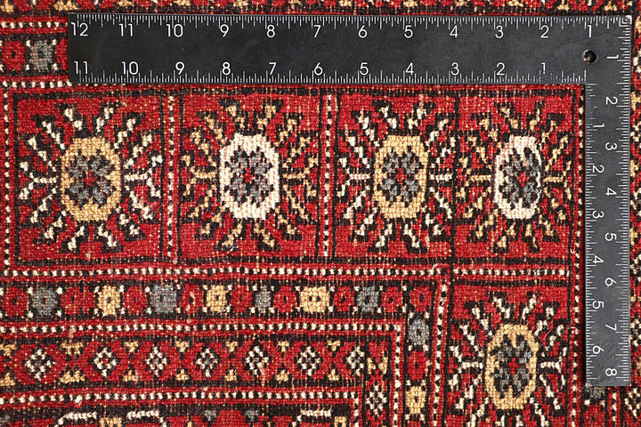 Red Bokhara 4' 5 x 6' 8 - No. 60736 - ALRUG Rug Store