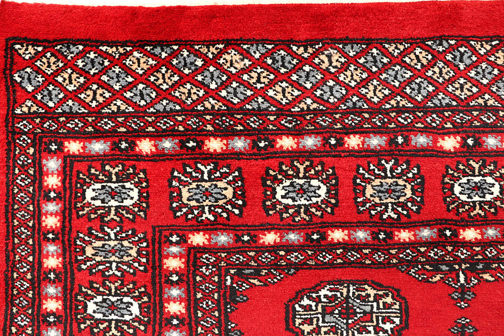 Red Bokhara 4' 7 x 6' 8 - No. 60737 - ALRUG Rug Store